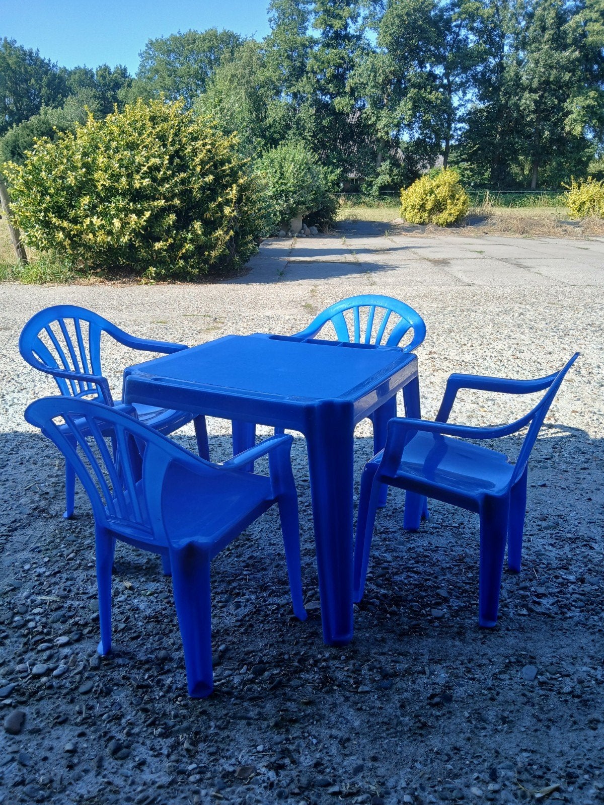 Tuinset voor kinderen, Ophalen, Gebruikt, 4 zitplaatsen, Tuinset