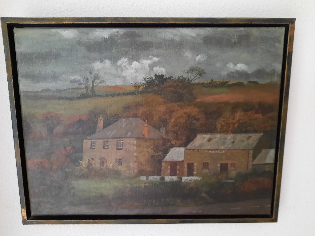OLIEVERFSCHILDERIJ BERSERIK, Ophalen, Ingelijst, Olieverf, Landschap