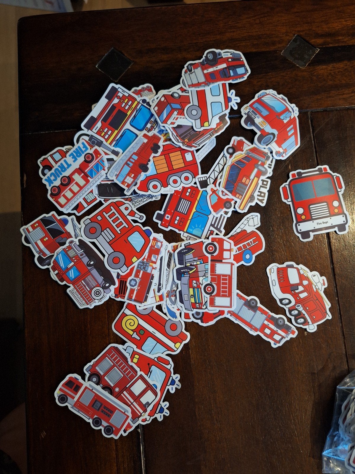 8 zakjes diverse brandweer stickers, Verzamelen, Stickers, Ophalen of Verzenden, Nieuw, Overige typen