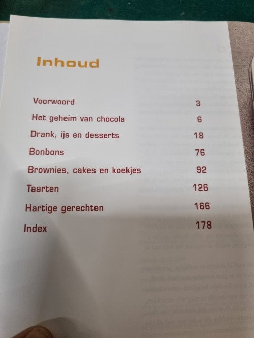 boek chocolade kookboek, Ophalen of Verzenden
