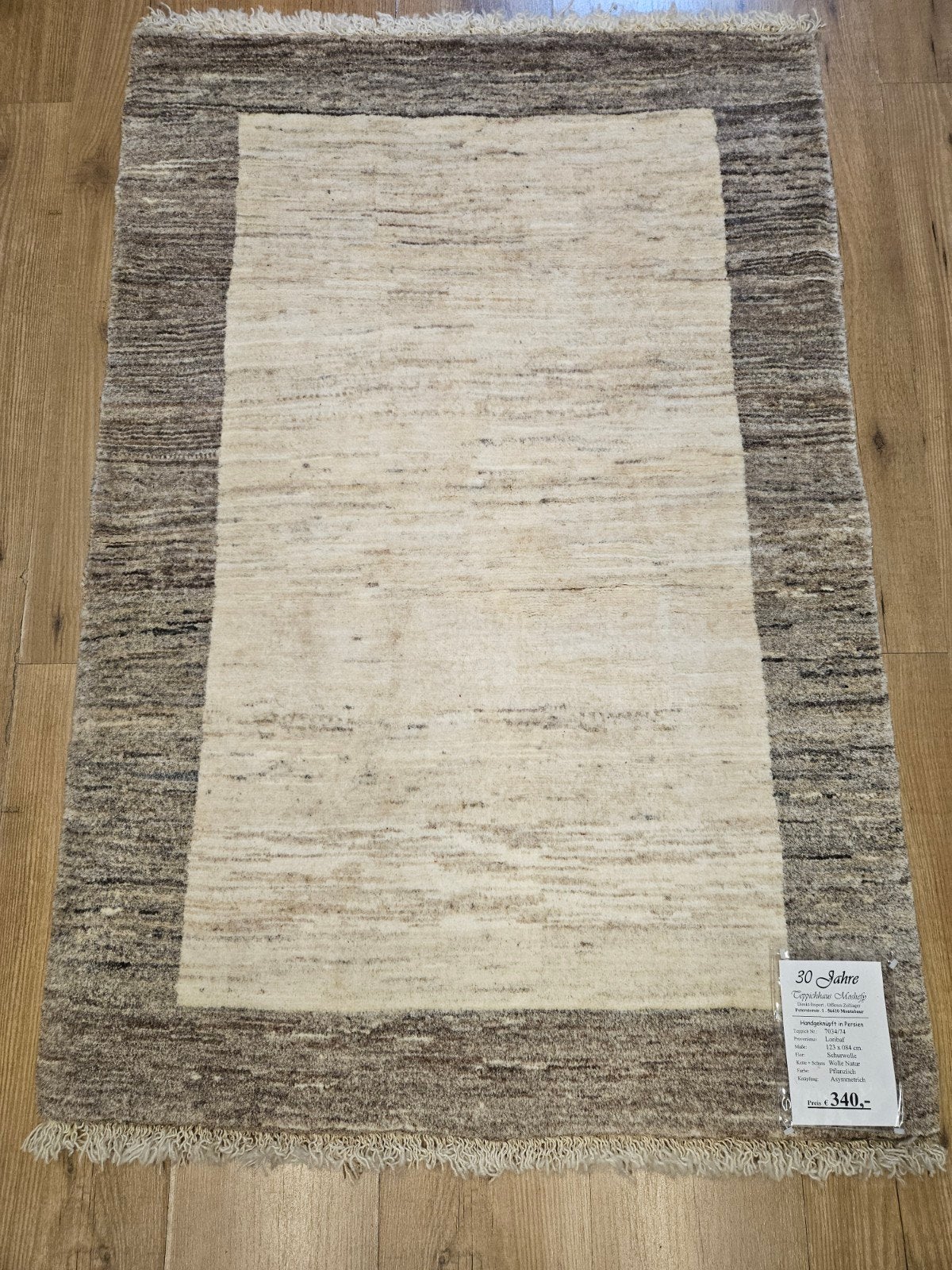 Handgeknoopt perzisch tapijt gabbeh 125x83, Info@SlatsAntiek.nl, 100 tot 150 cm, Perzisch, Grijs
