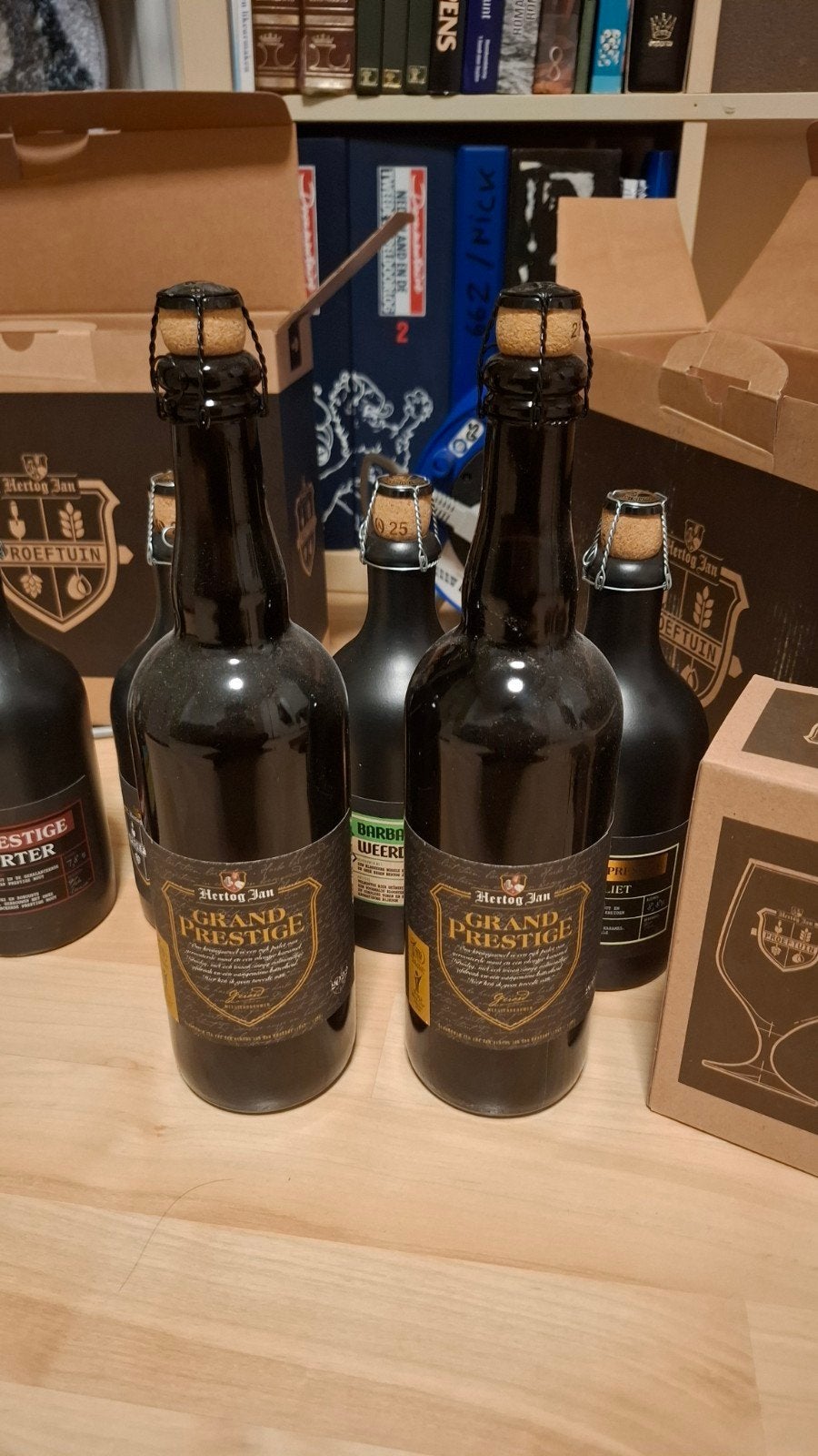 Hertog jan grand prestige 2022, Verzamelen, Ophalen of Verzenden, Nieuw, Flesje(s), Hertog Jan