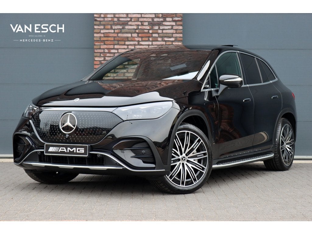 Mercedes-Benz EQE SUV 350 4MATIC AMG Line 91 kWh | Distronic, Auto's, Mercedes-Benz, Gebruikt, Zwart, Zwart, Origineel Nederlands