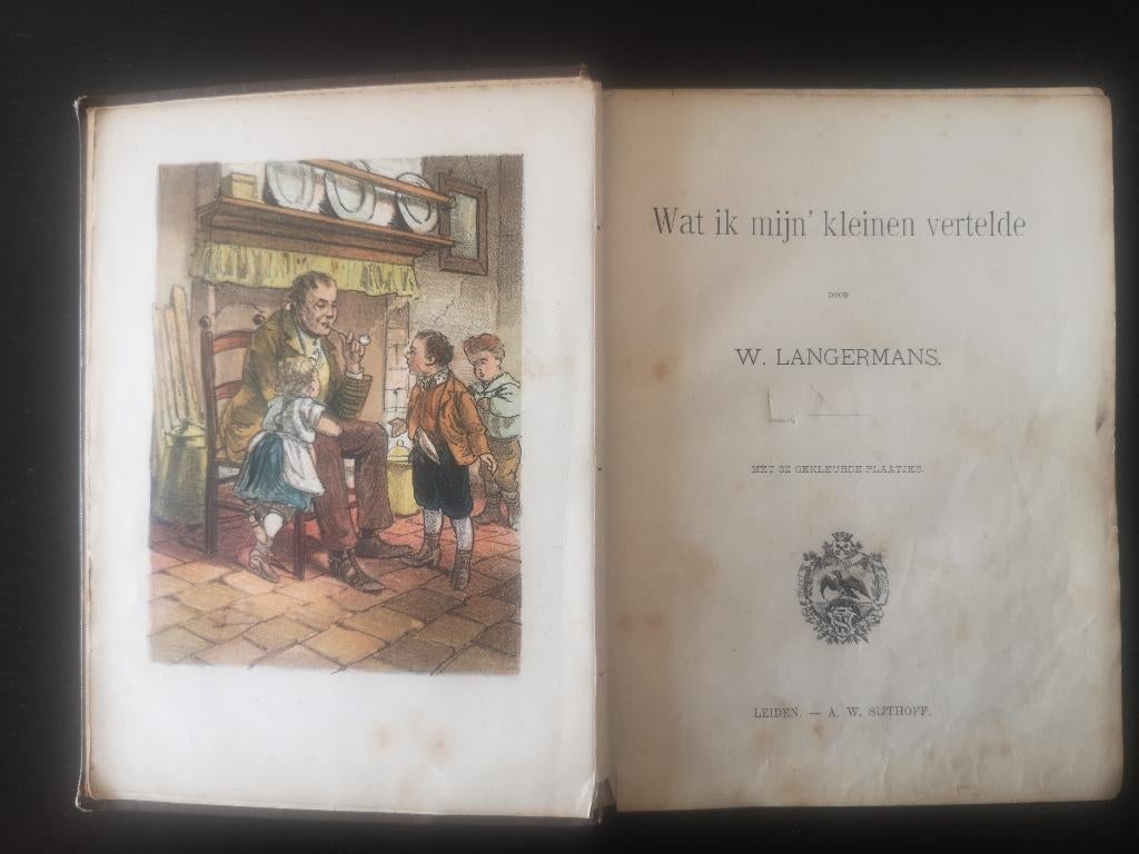 Wat ik mijn kleinen vertelde, uit 1894, door W. Langermans, Ophalen of Verzenden, W. Langermans