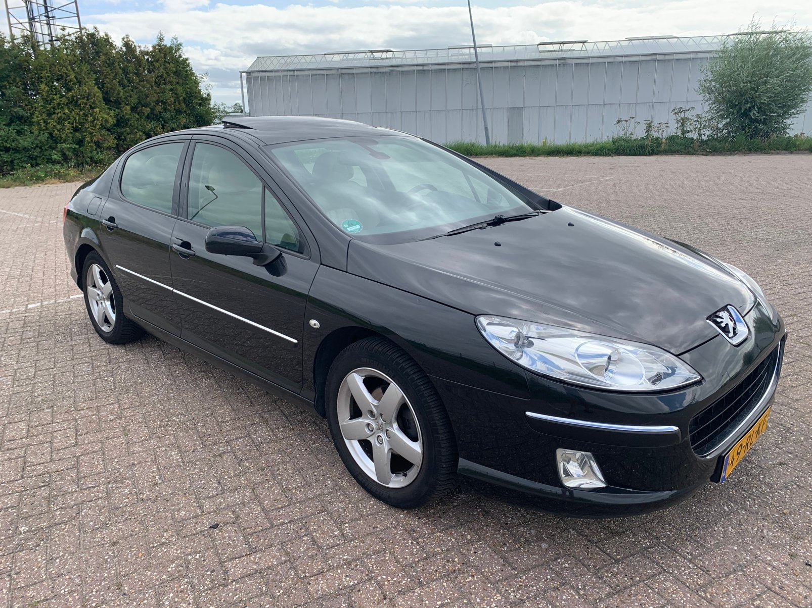 Peugeot 407 2.0 16V 2005 Zwart 175658 km  VOL OPTIES !!!, Auto's, Voorwielaandrijving, 745 kg, 136 pk, 1800 kg