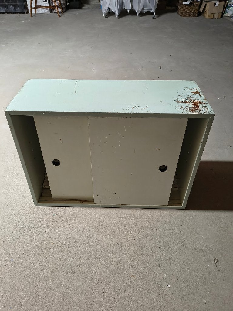 vintage keukenkasten, Ophalen, Met plank(en), Gebruikt, 50 tot 100 cm