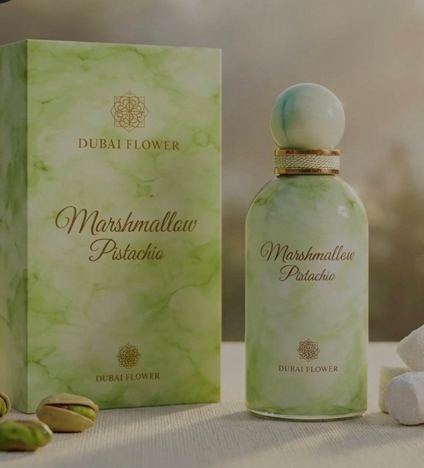 Dubai FLower -  Marshmallow Pistachio 100 ml, Ophalen of Verzenden, Nieuw