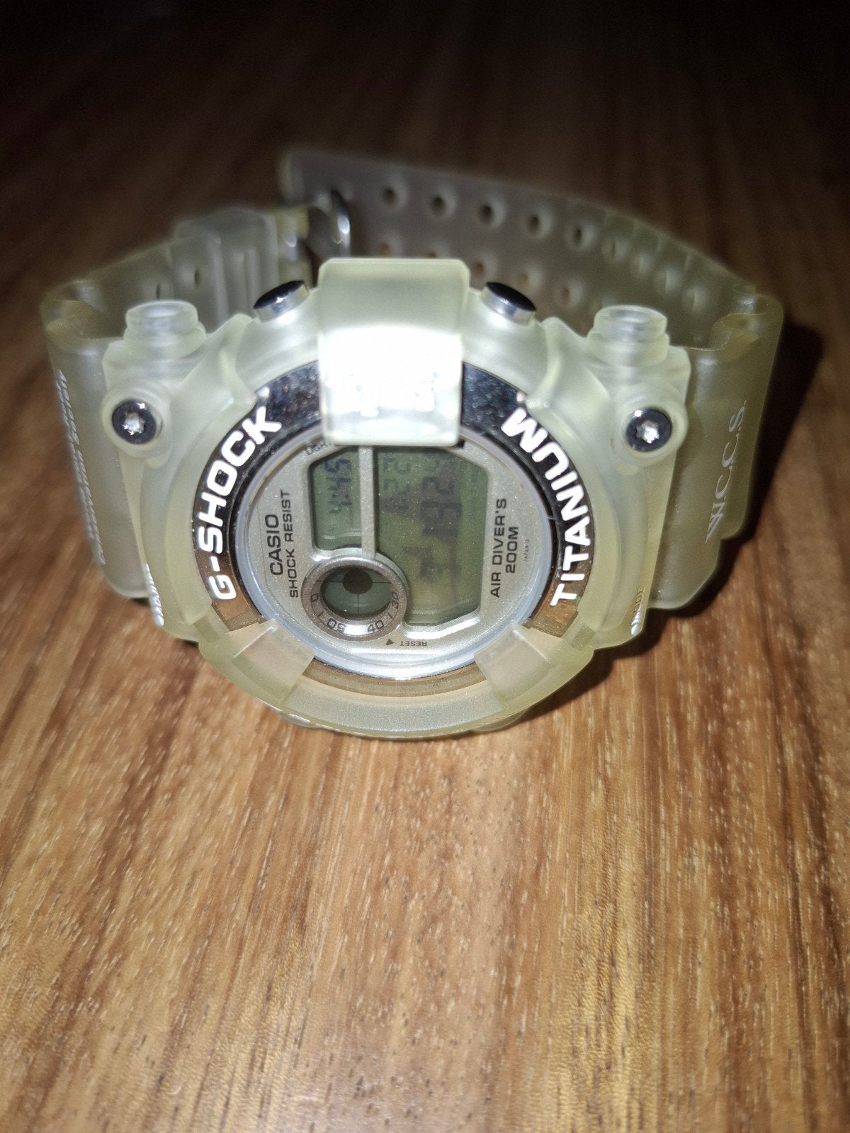 G-Shock Frogman Titanium Polshorloge - Zo goed als nieu, Sieraden, Tassen en Uiterlijk, Horloges | Heren, Casio, Kunststof, Polshorloge