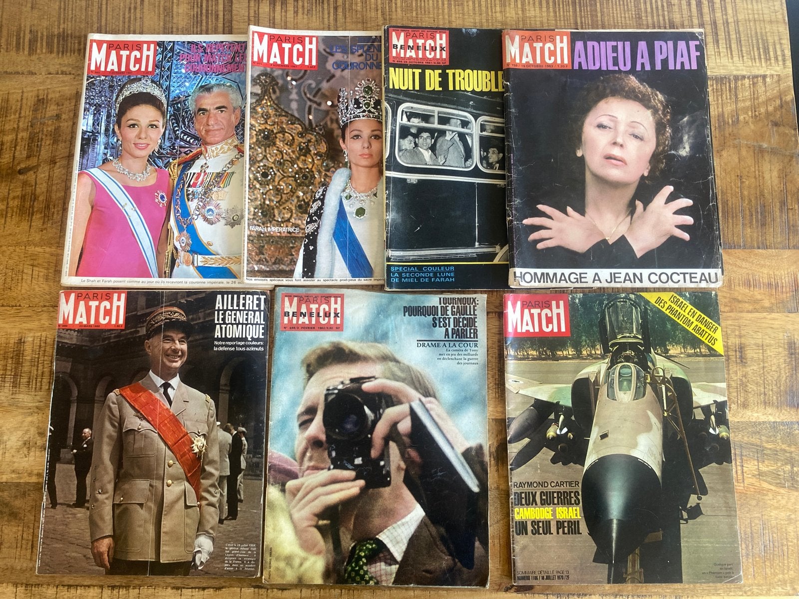 Vintage Paris Match Tijdschriften - Jaren '60 Collectie, Ophalen of Verzenden, Gelezen, Overige typen