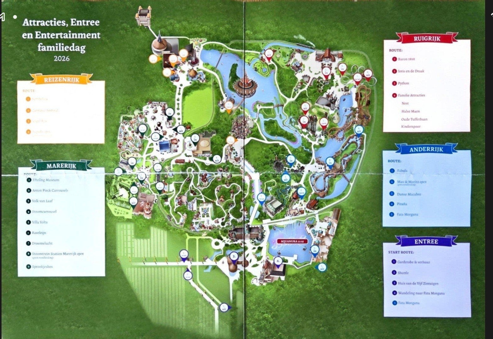 gezocht efteling familiedag plattegrond, Verzamelen, Ophalen of Verzenden, Zo goed als nieuw, Overige typen