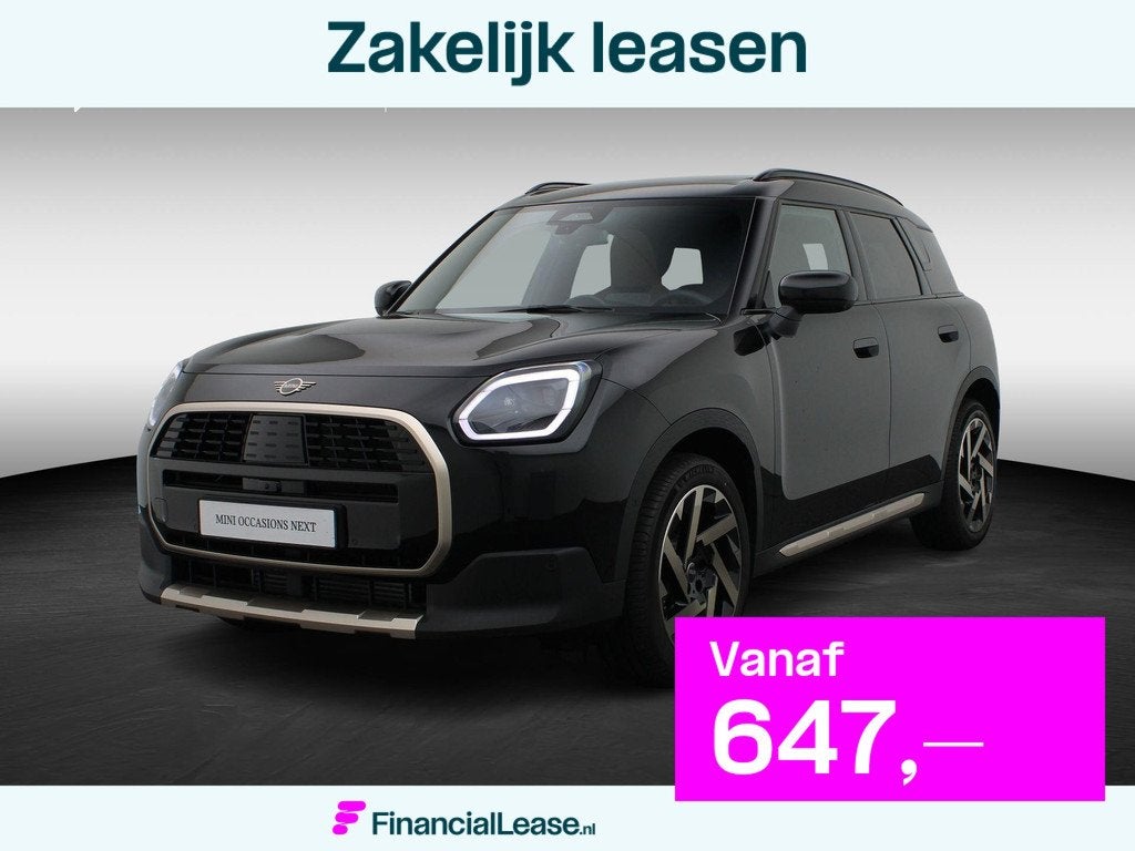 MINI Countryman C Favoured Trim + Pakket L + Panorama dak +, Stof, Euro 6, Met garantie (alle), Zwart