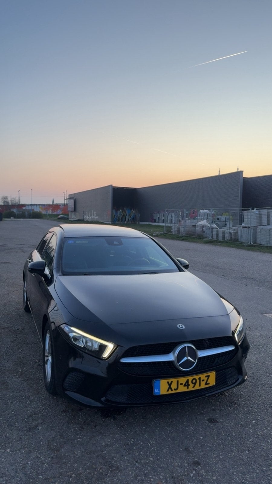 Mercedes-Benz A-Klasse A 200 163pk 7G-DCT 2019 Zwart, Auto's, Zwart, 4 cilinders, Origineel Nederlands, Particulier