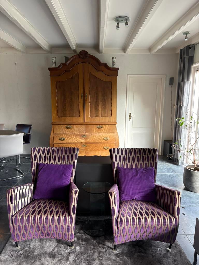 Stijlvolle Leolux design fauteuils, Huis en Inrichting, Ophalen, Zo goed als nieuw