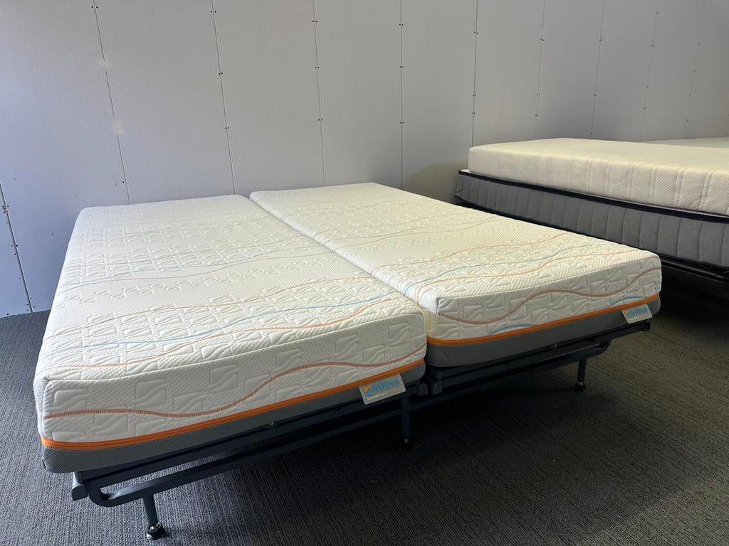 Mline slowmotion 3 matrassen 90x220 Nu voor €475 per stuk, 90 cm, Eenpersoons, Nieuw, Ophalen of Verzenden