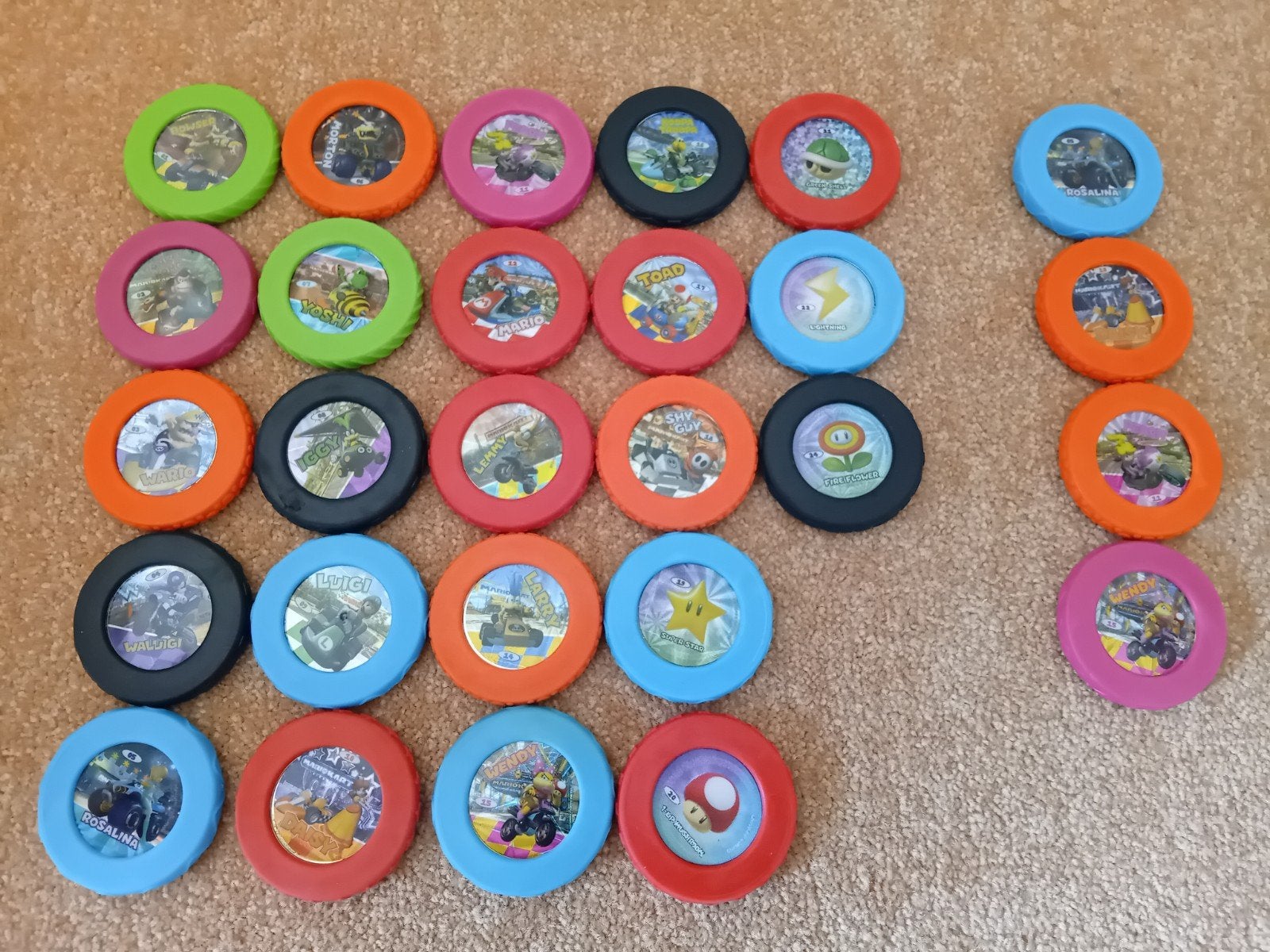 Mario coins, Mario munten, verzameling, Ophalen of Verzenden