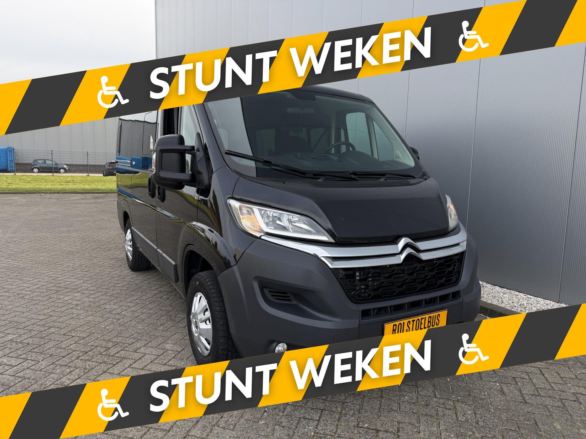 Citroen Jumper Citroën Jumper 2016 Rolstoelbus | Rolstoel V, Voorwielaandrijving, 12 maanden, Stof, Zwart