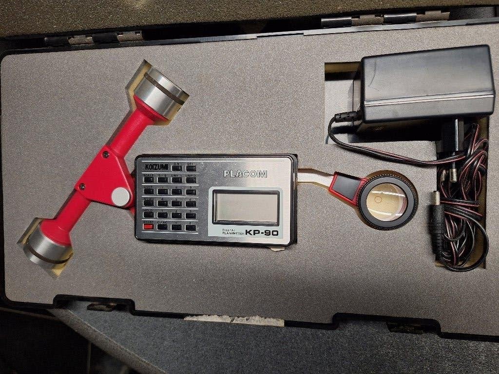 digital planimeter, Ophalen