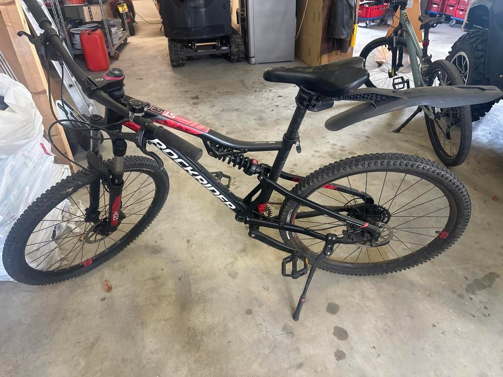 Rockrider ST 50 S Full Suspension Mountainbike, Fietsen en Brommers, Fietsen | Mountainbikes en ATB, Gebruikt, Schijfrem, 53 tot 57 cm