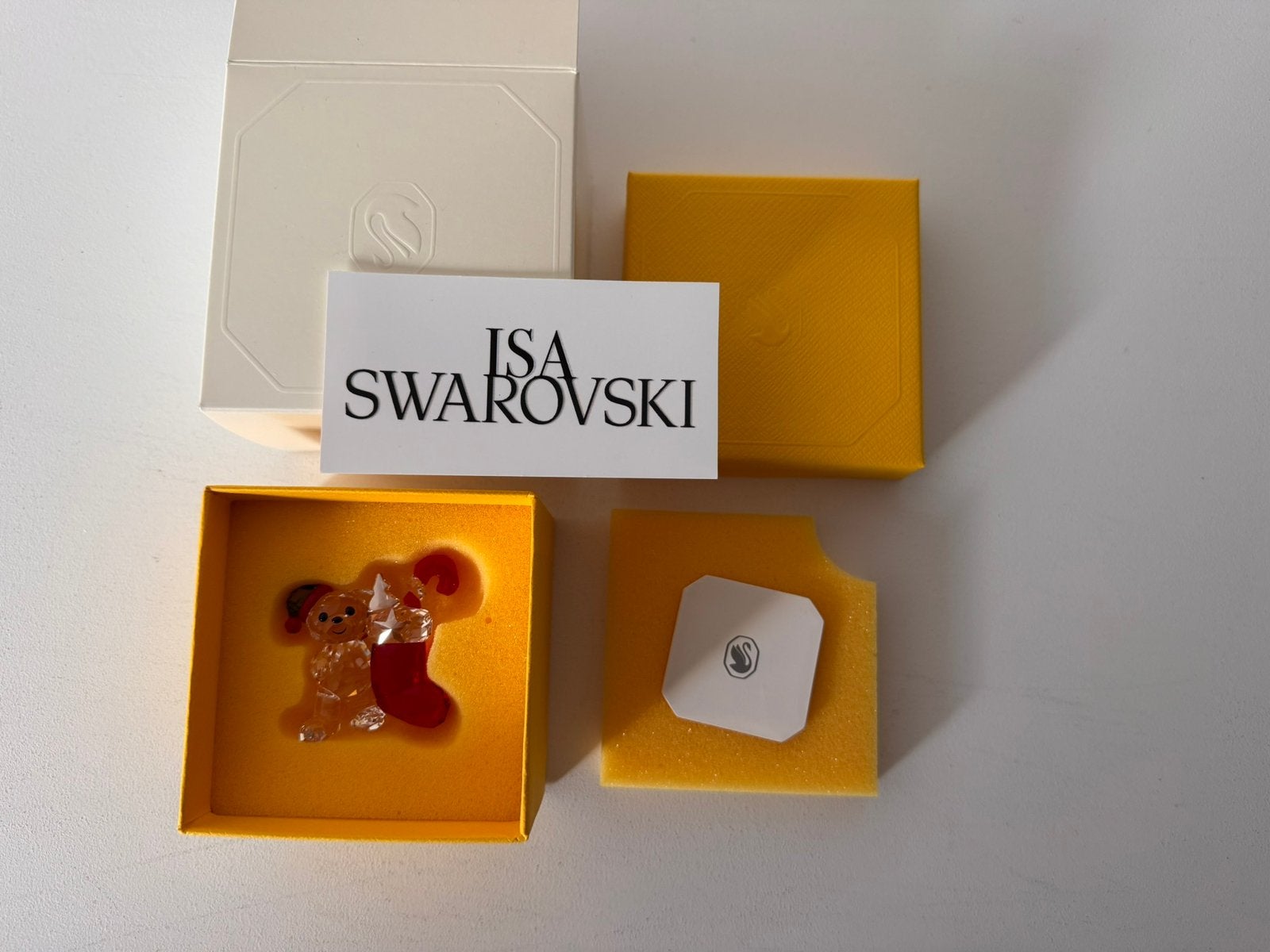 Swarovski holiday stocking kerst kris beer 2024, Ophalen of Verzenden, Nieuw, Figuurtje