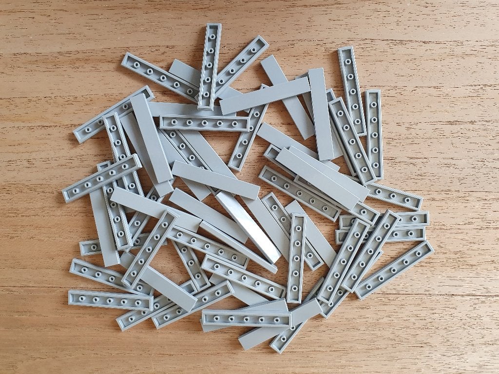 Partij N35=100x Nieuwe Lego tegels 1x6 (Meerdere setjes)