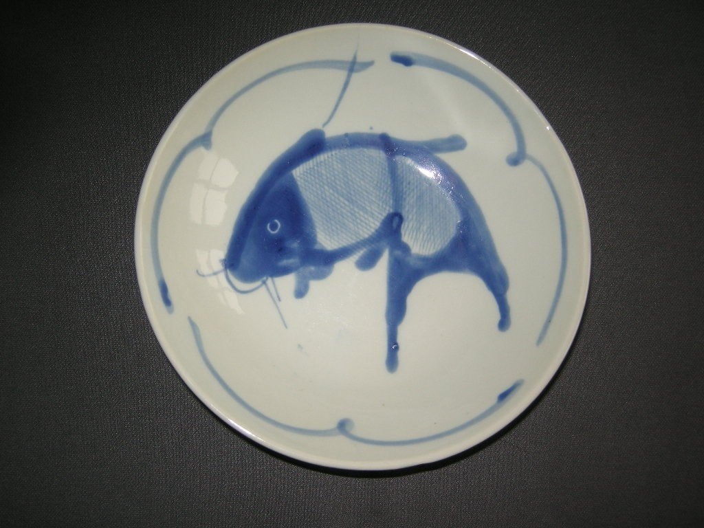 Chinese schalen / borden met decor van koikarper, Ophalen of Verzenden