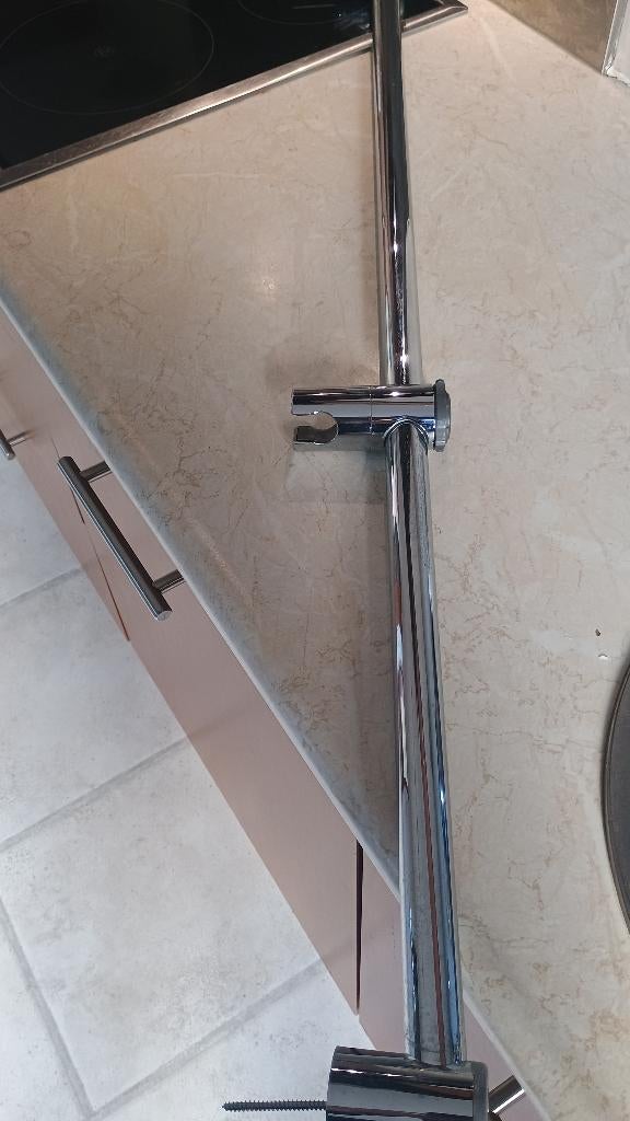 Douchestang, Ophalen, Gebruikt, Chroom, Douche