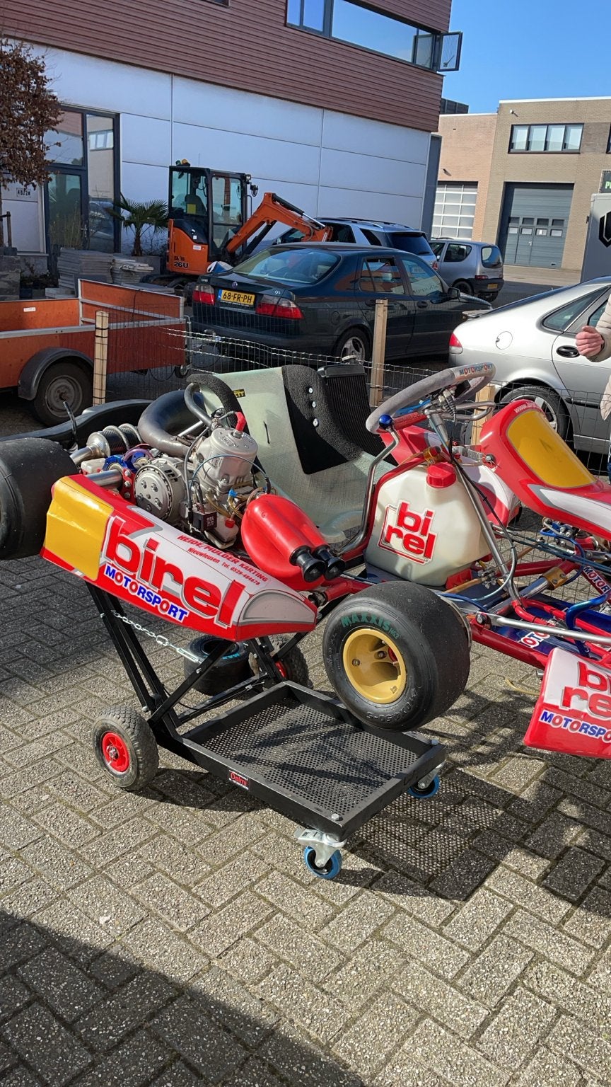 Birel 125cc schakelkart met TM Racing K9B–rijklaar + extra’s, Ophalen of Verzenden, Zo goed als nieuw, Kart