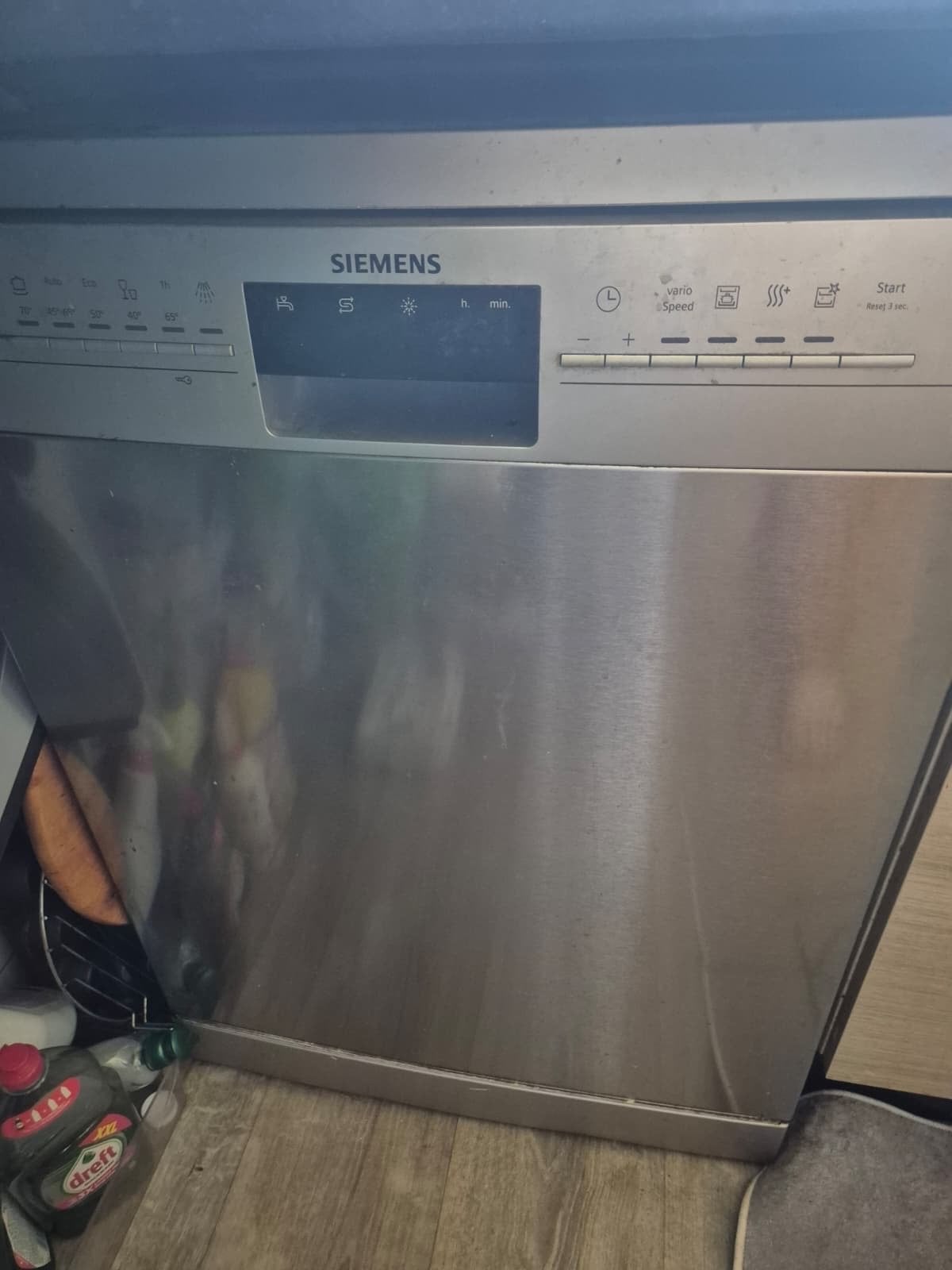Siemens vaatwasser - Vrijstaand, RVS look, Witgoed en Apparatuur, Ophalen, Gebruikt, 60 cm of meer, Eco programma