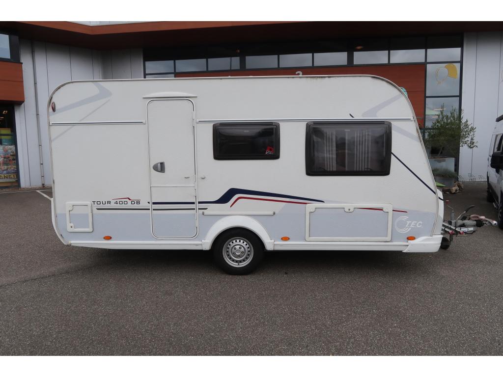 TEC Tour 400 DB VOORTENT MET LUIFEL, Caravans en Kamperen, Caravans, T.E.C., Treinzit, Schokbreker, Tot en met 4