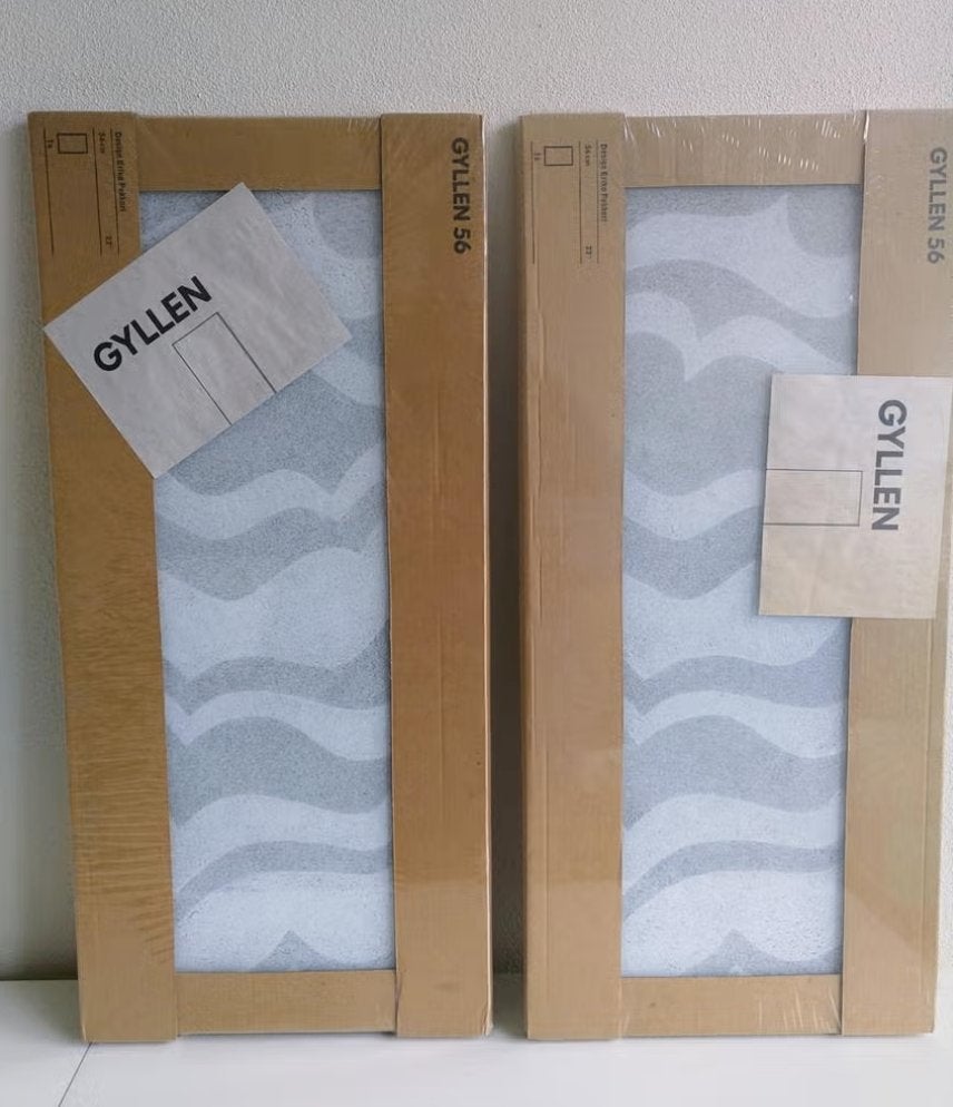 Nieuw 2x Vintage Gyllen wandlampen Erika Pekkari voor Ikea, Ophalen of Verzenden, Nieuw, Glas