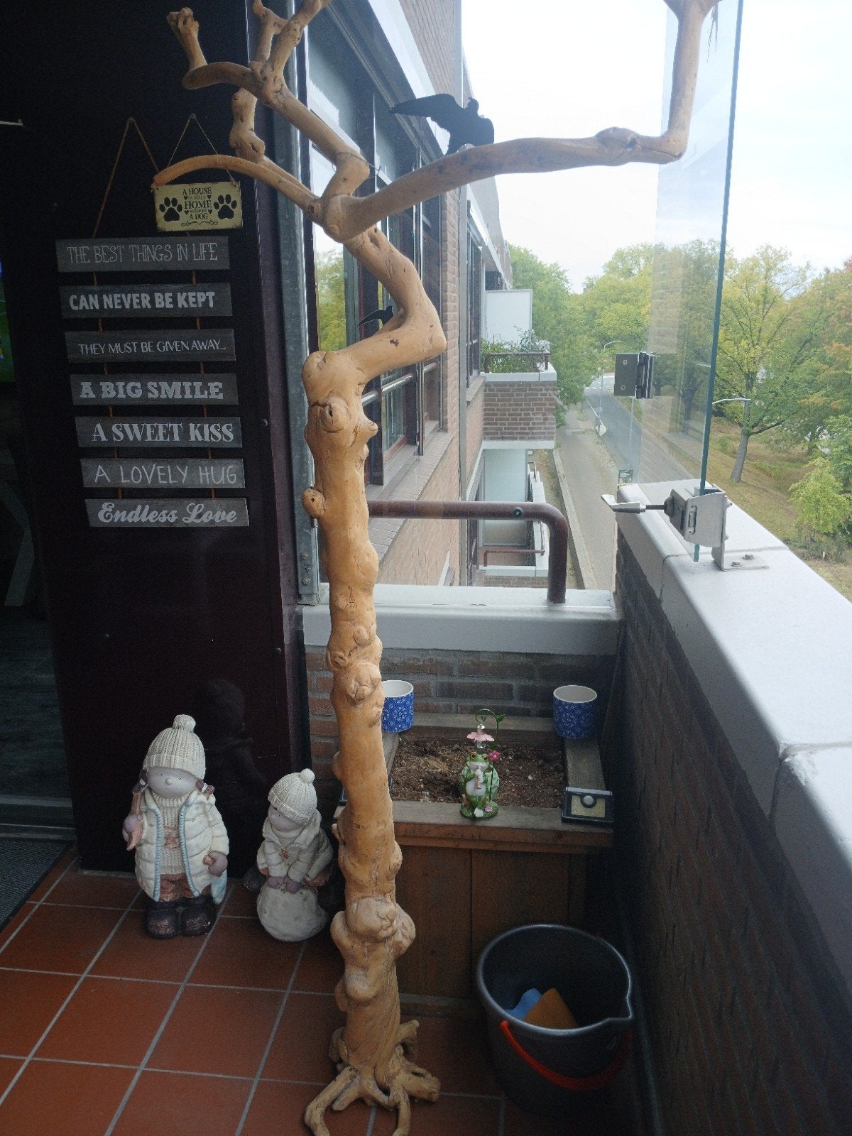 java(koffieboom)voor papegaaien, Ophalen, Speelgoed