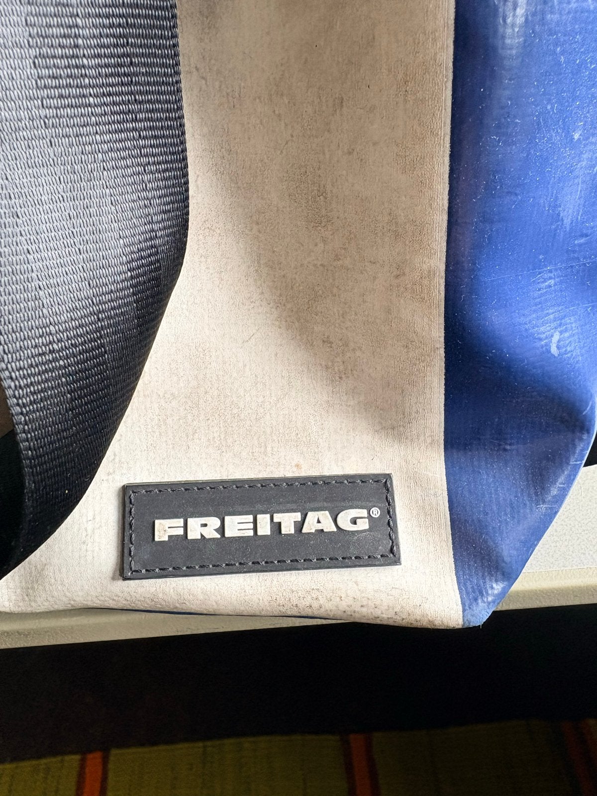 Freitag Freewaybag F45 - Unieke Handtas/Schoudertas, Ophalen of Verzenden, Gebruikt, Blauw, Handtas