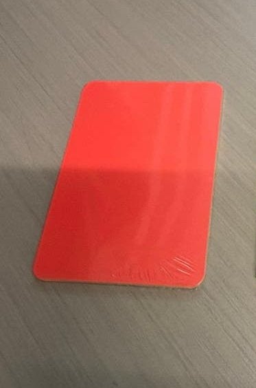 Gesealde rode/gele kaarten set (3/3) - KNVB scheidsrechter, Maat XL, Ophalen of Verzenden, Nieuw, Overige typen