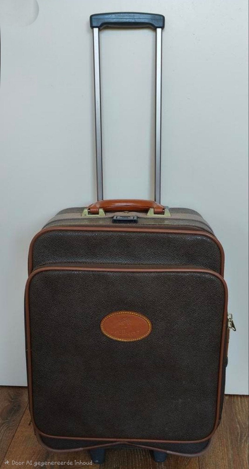 Vintage Mulberry Scotchgrain trolley koffer 52 x 26 x 33 cm, Sieraden, Tassen en Uiterlijk, Koffers, Ophalen of Verzenden