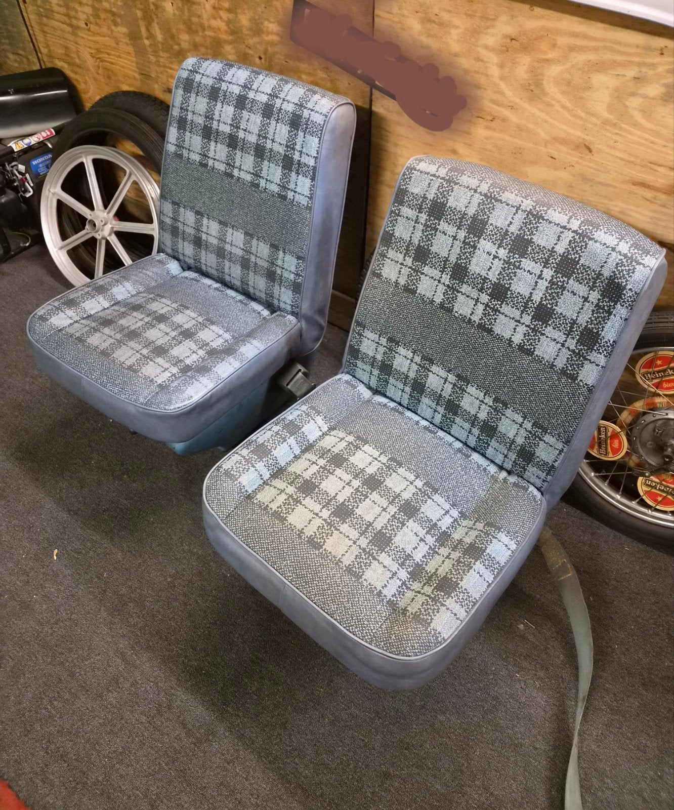 Stoelen chevyvan 71 t/m 77, Auto-onderdelen, Interieur en Bekleding, Ophalen, Gebruikt, Chevrolet