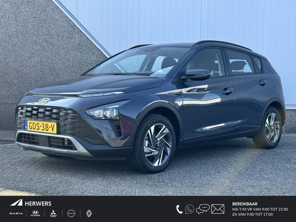 Hyundai Bayon 1.0 T-GDI Comfort Smart / Navigatie middels Ap, Auto's, Voorwielaandrijving, 1095 kg, 1110 kg, Origineel Nederlands