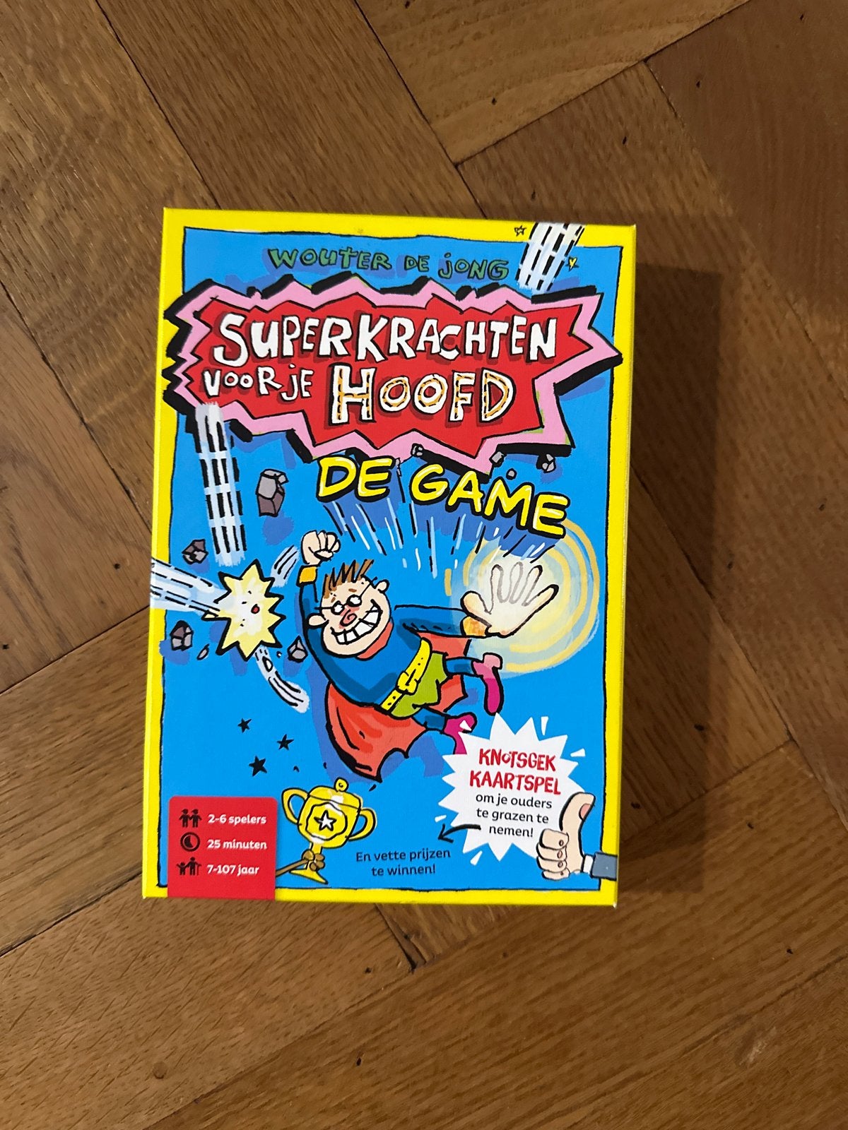 Superkrachten voor je Hoofd De Game - Kaartspel, Een of twee spelers, Ophalen of Verzenden, Zo goed als nieuw