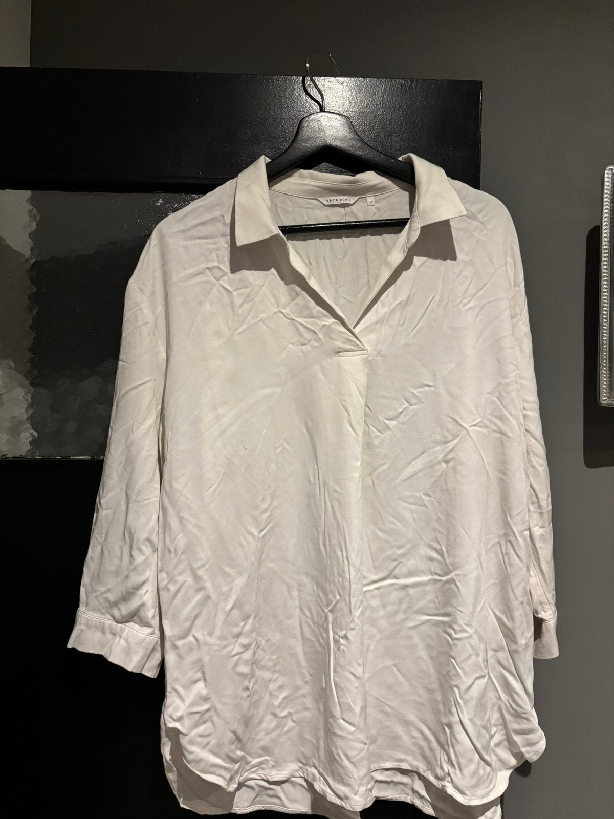 Yaya blouse maat 42, Kleding | Dames, Ophalen of Verzenden, Zo goed als nieuw, Maat 42/44 (L), Beige