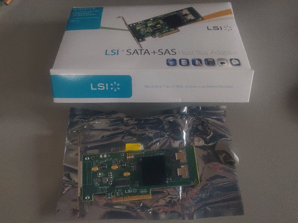 LSI SAS 9211-8i SAS/SATA HBA controller, Ophalen of Verzenden, Nieuw, Intern, SATA