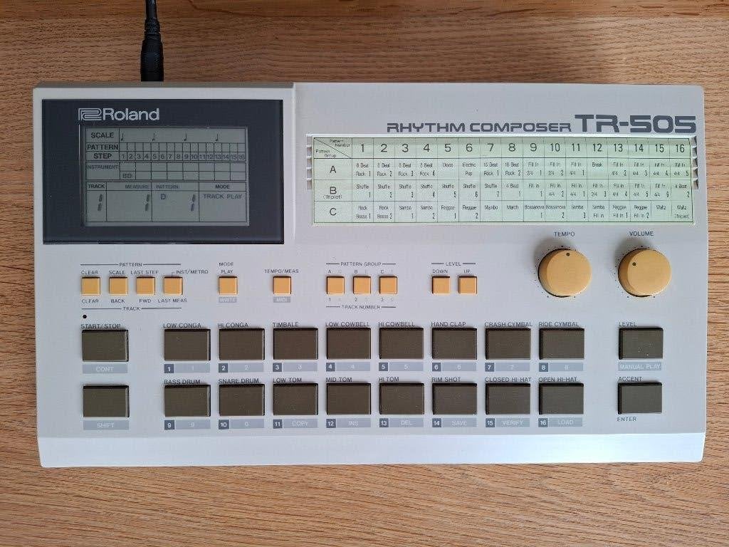 Roland TR-505 drummachine, Muziek en Instrumenten, Drumcomputers, Ophalen, Gebruikt, Roland