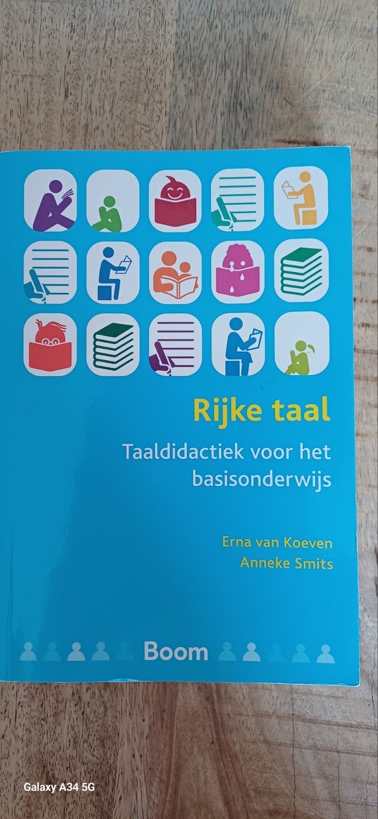 Rijke taal: Taaldidactiek voor het basisonderwijs, Zo goed als nieuw, Nederlands, Overige niveaus, Erna van Koeven, Anneke Smits