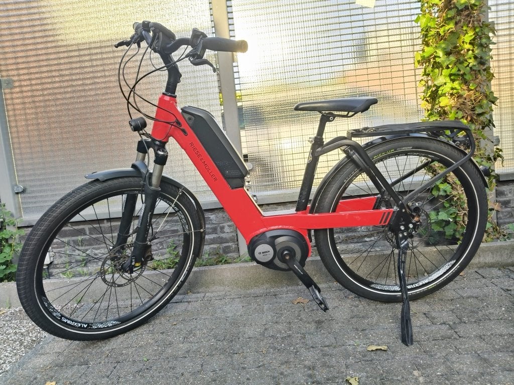 Riese & Muller electrische fiets, Fietsen en Brommers, Gebruikt, 47 tot 51 cm, 50 km per accu of meer, Ophalen