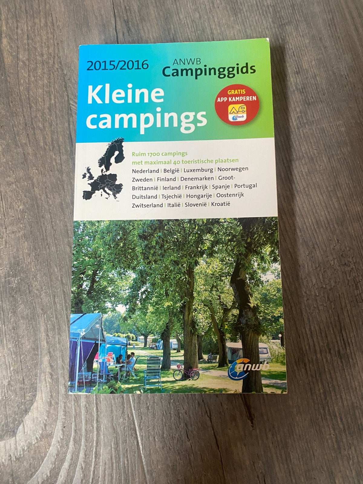 Kleine campings 2015-2016, Europa, Ophalen of Verzenden, Zo goed als nieuw, ANWB