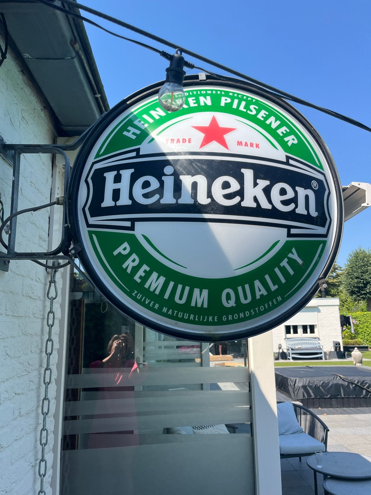 Heineken Lichtbak - Premium Quality Reclamebord, Ophalen, Gebruikt, Lichtbak of (neon) lamp