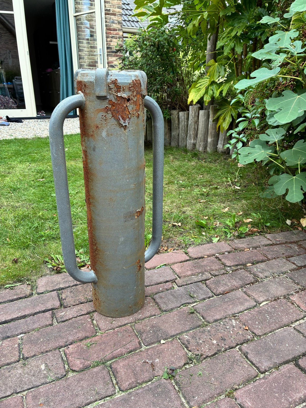 Gebruikte palenrammer met handvatten, Tuin en Terras, Ophalen, Gebruikt