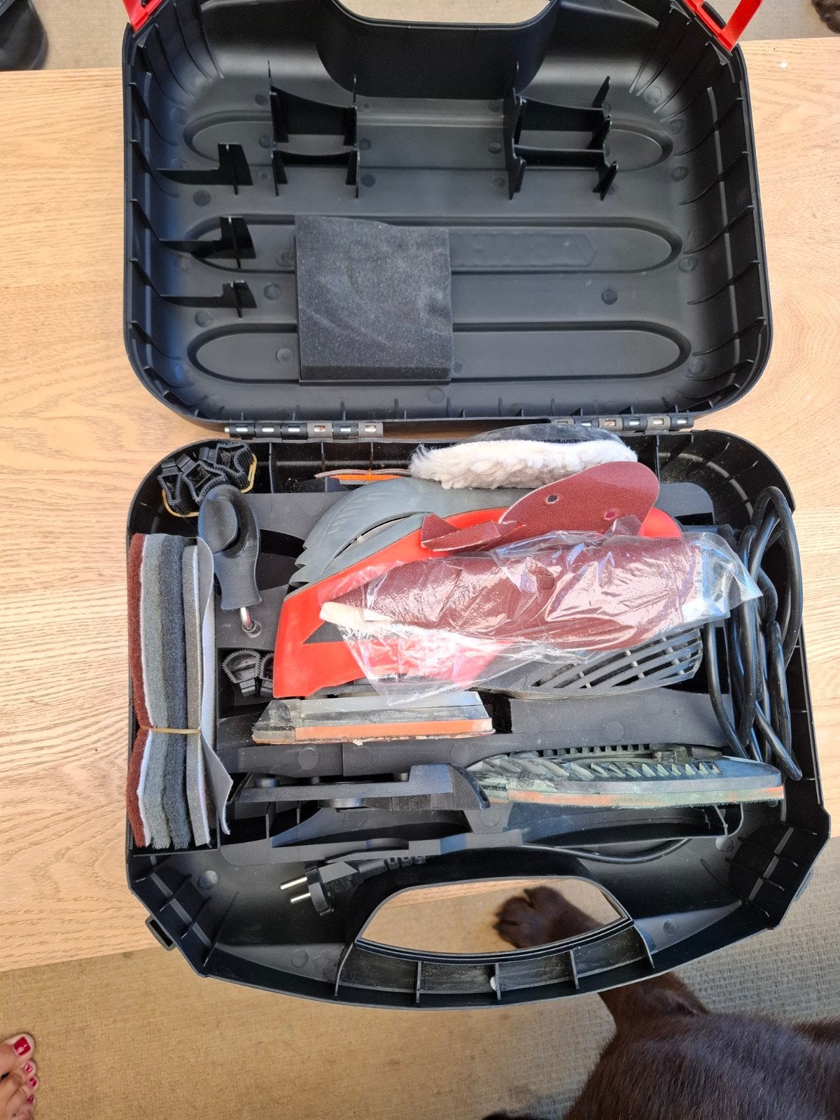 Black & Decker schuurmachine set in koffer, Ophalen, Gebruikt, Overige typen