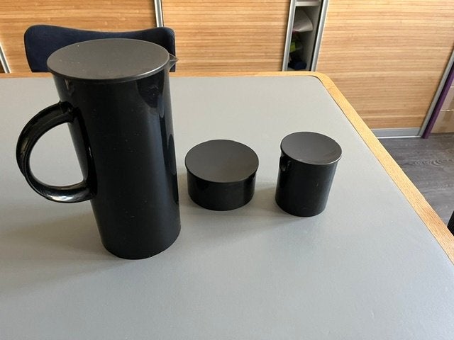 Stelton koffieset, Huis en Inrichting, Keuken | Servies, Kunststof, Thermoskan, Overige merken, Vintage