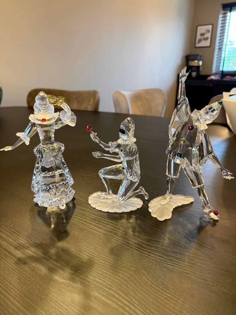 Swarovski, Masquerade Harlequin - Complete set 1999 - 2001, Ophalen, Zo goed als nieuw