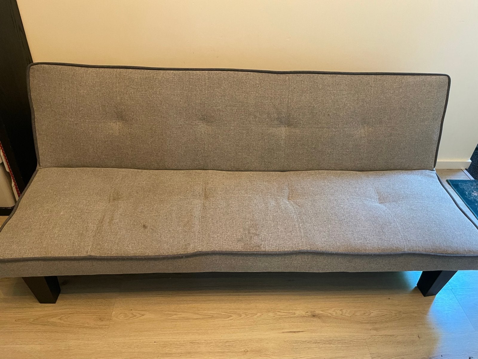Beter Bed Texas slaapbank - Grijs, Huis en Inrichting, Ophalen, Gebruikt, Eenpersoons, 190 cm of minder
