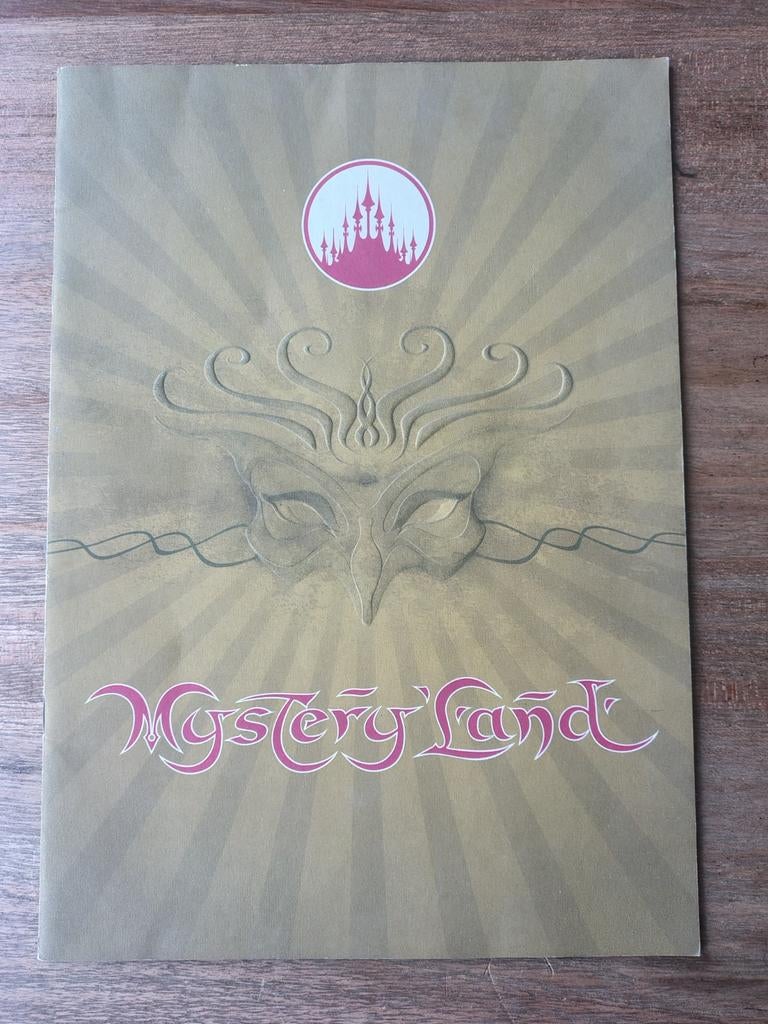 Programma boekje Mystery Land 2001 - 16 juni, Ophalen of Verzenden